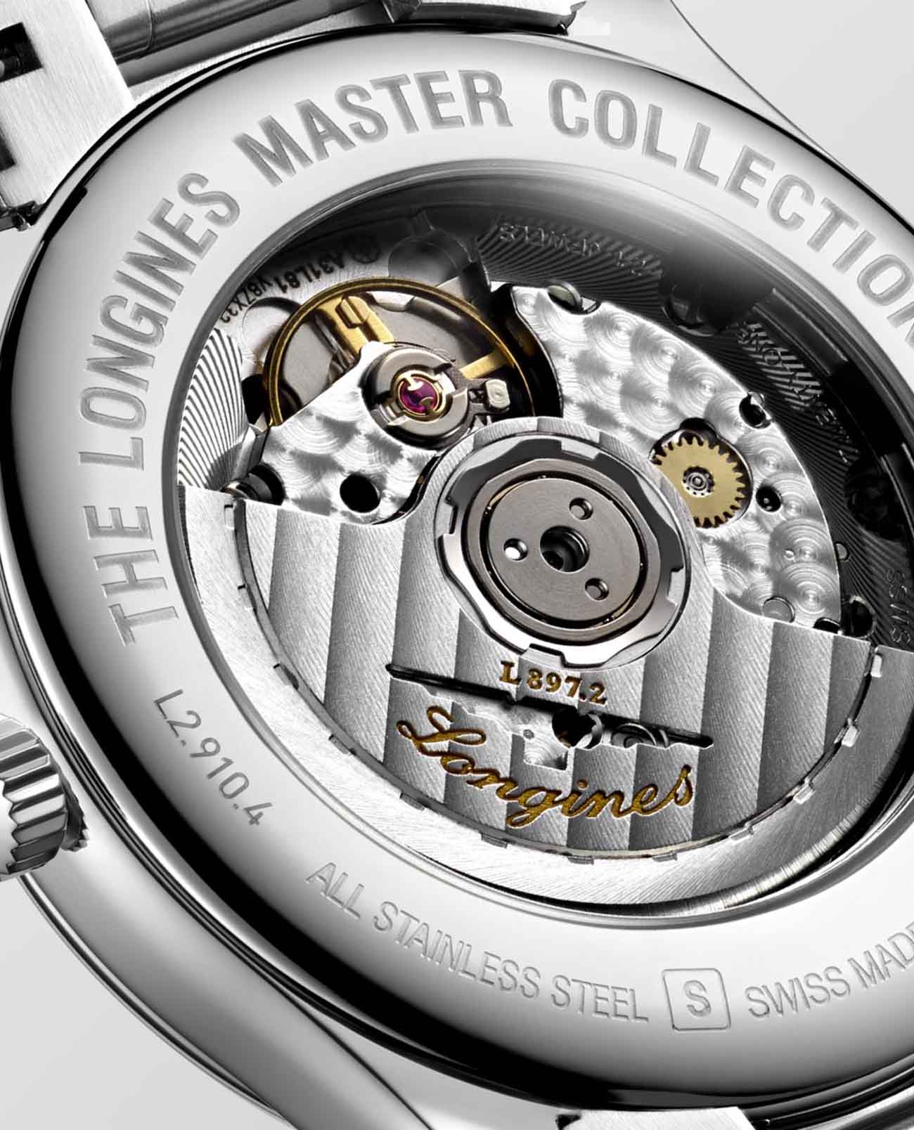 Longines Longines Master Collection L2.910.4.78.6, master collection швейцария мужские часы на браслете нержавеющая сталь боковой вид